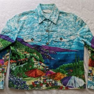 Vintage Draper's and Damon's Hand Painted